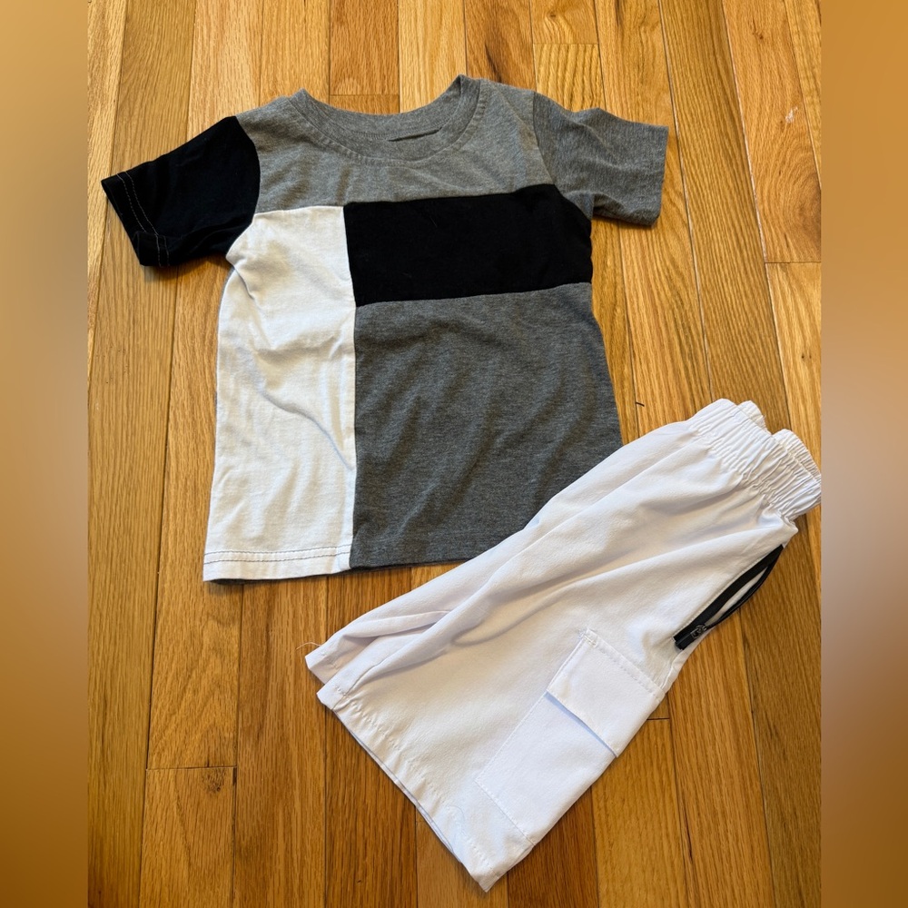 24 month boys two piece outfit